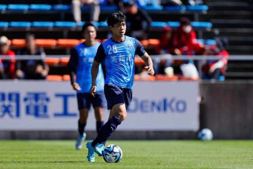 Cong Phuong when he was playing for Yokohama FC in Japan. Photo: Yokohama