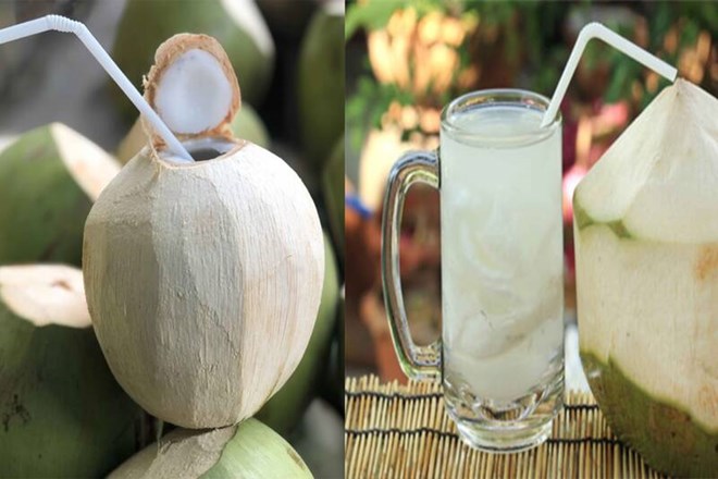 Coconut water helps control blood sugar. Graphics: Ha May