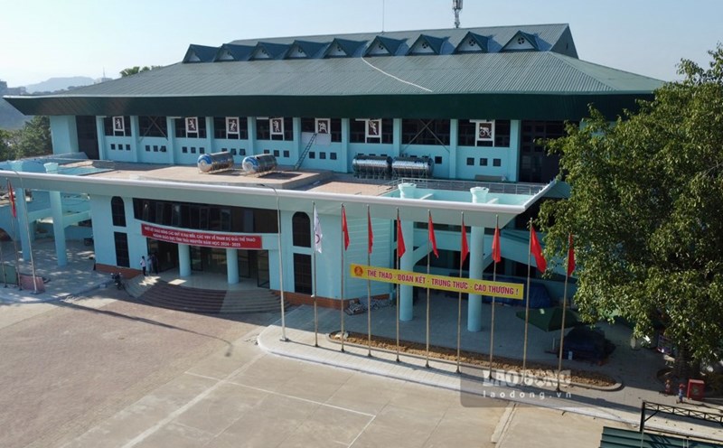 Appearance of Thai Nguyen Sports Stadium after major renovation and upgrade. Photo: Viet Bac