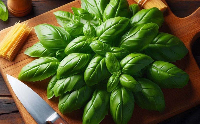 Basil leaves are a powerful source of antioxidants for the body. Photo - AI: Ngoc Thuy