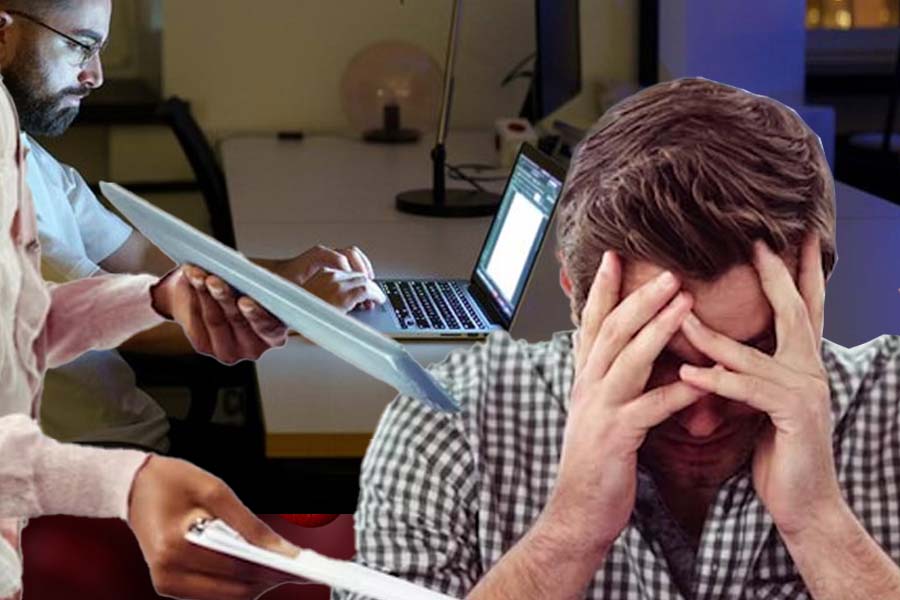 Working long hours can increase the risk of stroke. Graphics: Thien Nhan