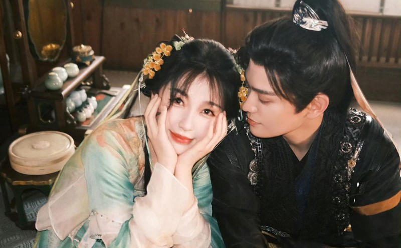 Dinh Vu He and Ngu Thu Han are loved when they are on screen. Photo: Producer