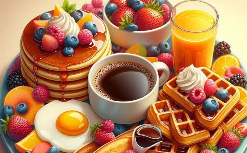 The habit of eating sweets for breakfast can significantly affect your energy levels. Photo - AI: Ngoc Thuy