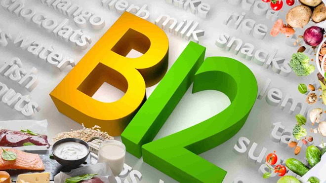 Vitamin B12 plays an important role in maintaining health and development in women, especially during pregnancy, postpartum and middle age. Photo collage: Huyen Trang.