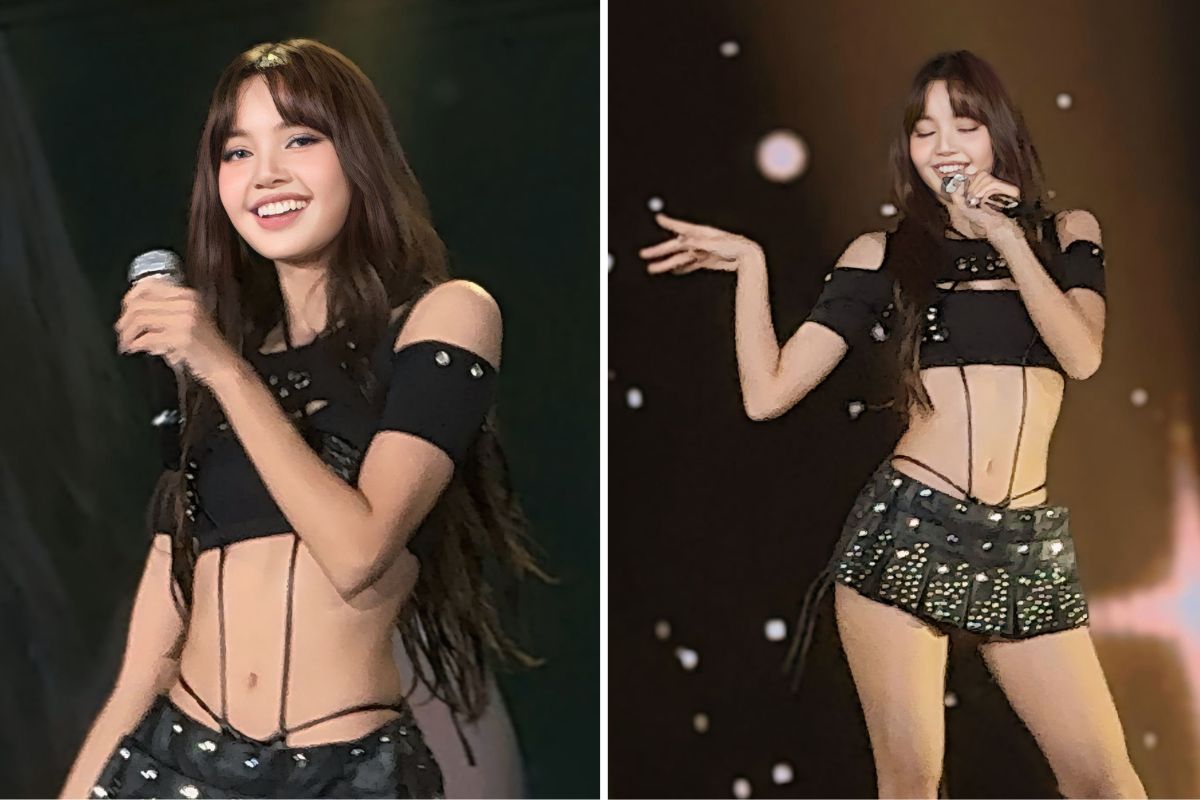 Lisa at a fan meeting in Singapore. Photo: Naver