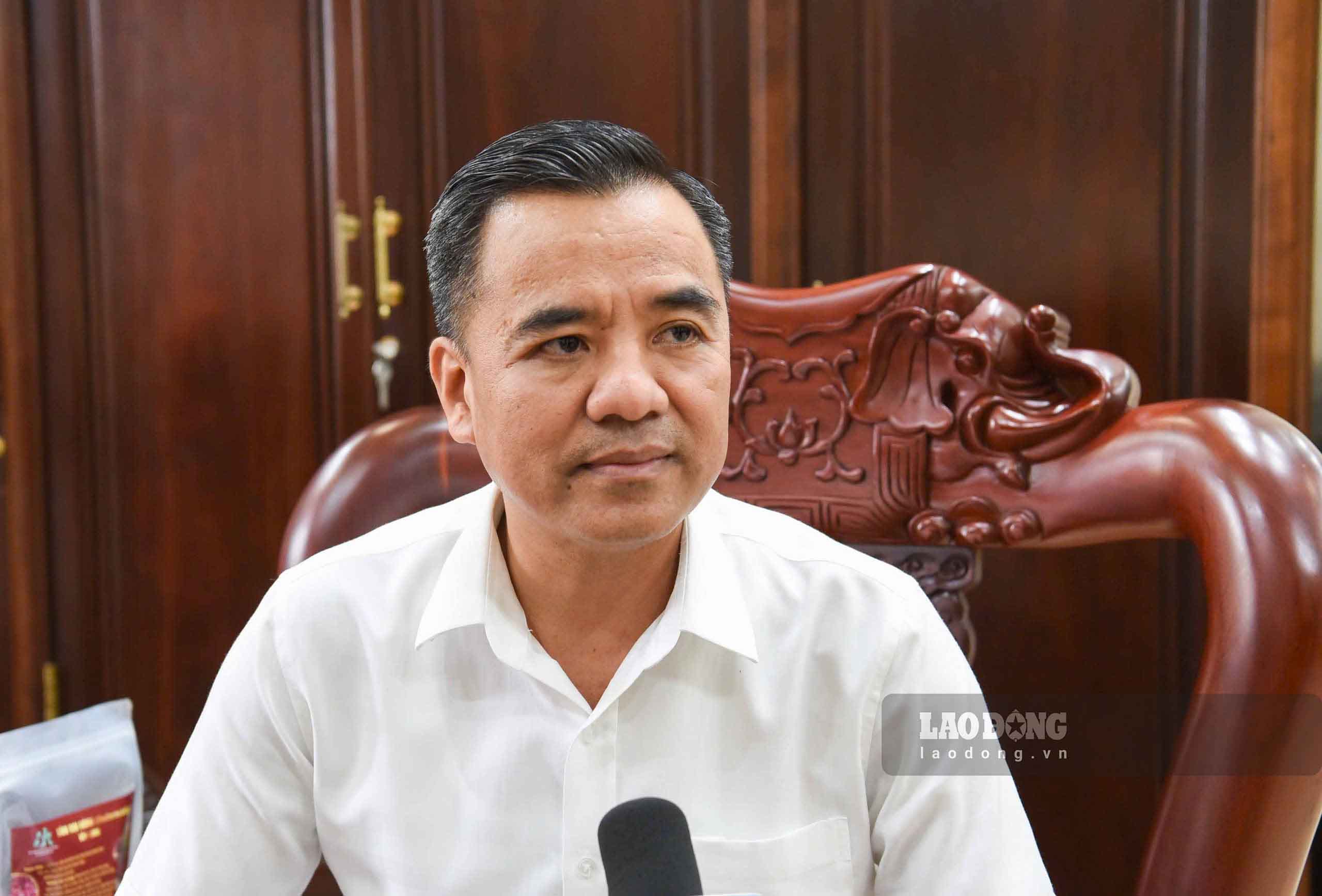 Mr. Nguyen Dinh Phuong, Deputy Director of the Department of Natural Resources and Environment of Bac Ninh province, was proposed by the Bac Ninh Provincial Party Committee's Inspection Commission to consider disciplinary action. Photo: Van Truong