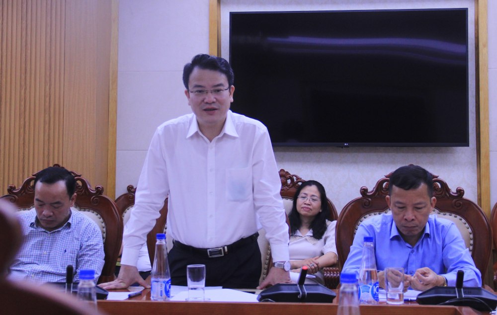 Deputy Minister of Planning and Investment Tran Quoc Phuong at the announcement of the inspection conclusion. Photo: Government Inspectorate