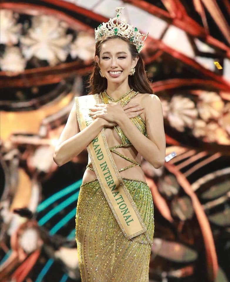 Thuy Tien dang quang Miss Grand International 2021. Anh: MGI