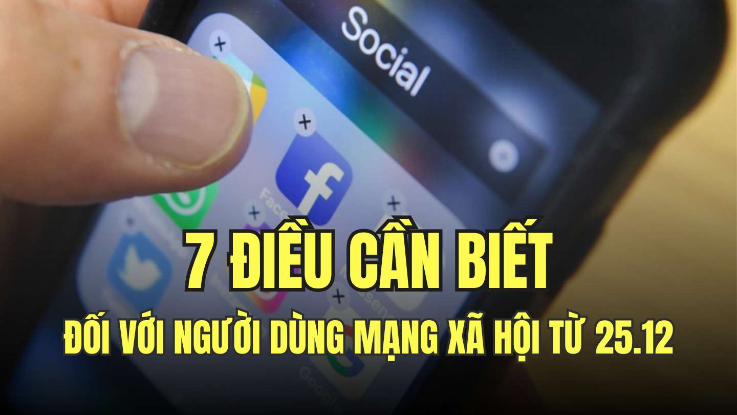 From December 25, social media accounts must be authenticated by phone number to be active. Graphics: Minh Thuong