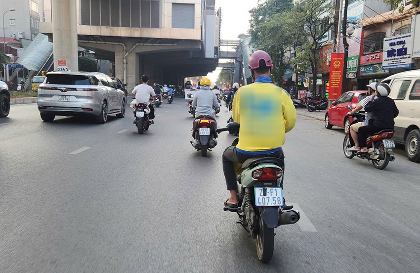  Hành vi che biển số - lỗi cố ý được cơ quan tham mưu đề xuất tăng mức xử phạt. Ảnh: H.Lam
