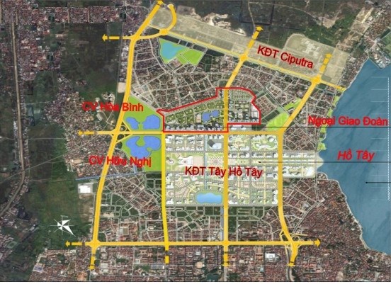 Hà Nội thêm một dự án nhà ở cao cấp tại khu đô thị Tây Hồ Tây. Ảnh: Hanoi.gov.vn