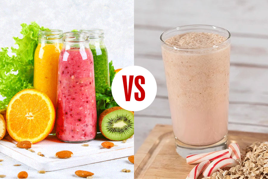 Are smoothies or protein shakes better for weight loss? Graphics: Tuan Anh.
