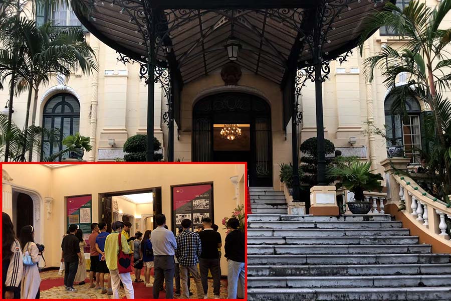 The Bac Bo Palace building attracted a large number of tourists when it first opened.