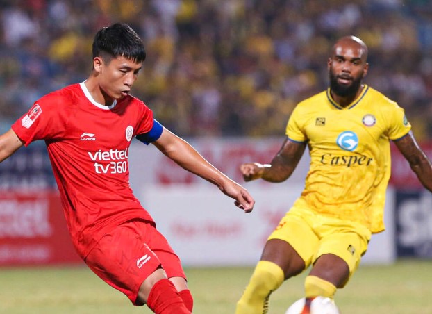 Viettel The Cong team welcomes Thanh Hoa in round 8 of V.League 2024-2025. Photo: VPF