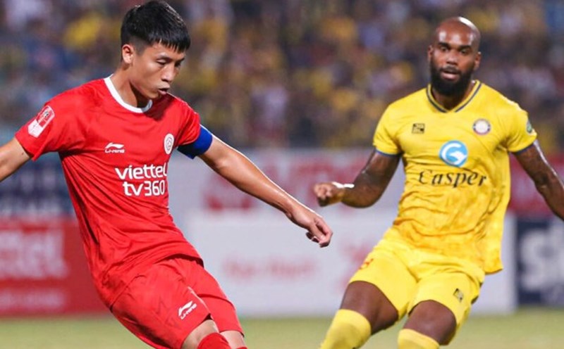 Viettel The Cong team welcomes Thanh Hoa in round 8 of V.League 2024-2025. Photo: VPF