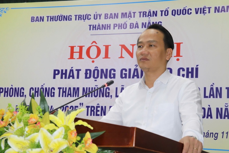 Da Nang launched the 5th Anti-Corruption, Waste and Negativity Journalism Award. Photo: Nguyen Linh