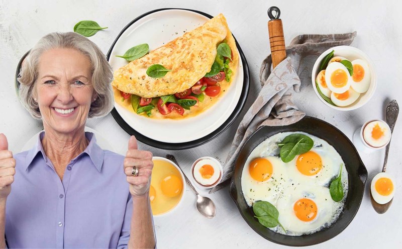 Elderly people should eat breakfast containing protein. Graphics: Ha May