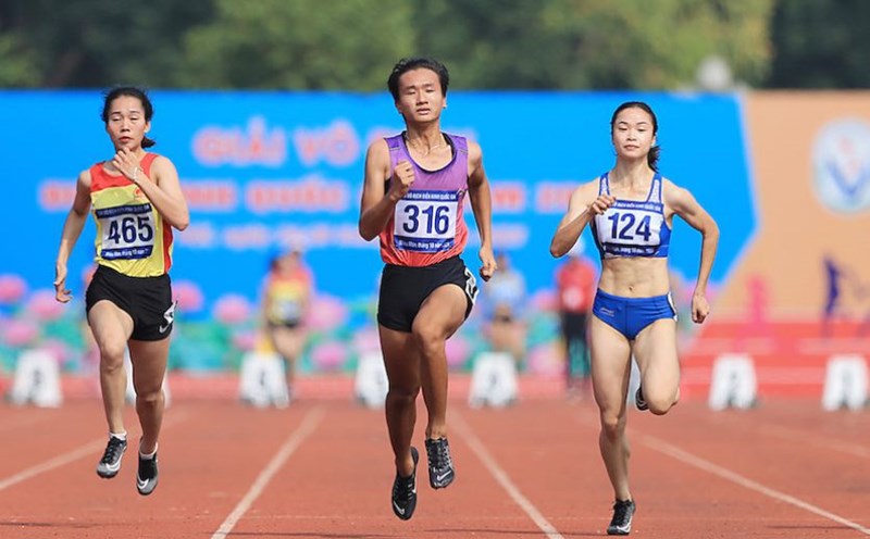 Athletics is one of the key sports in Vietnam. Photo: Thu Khuc