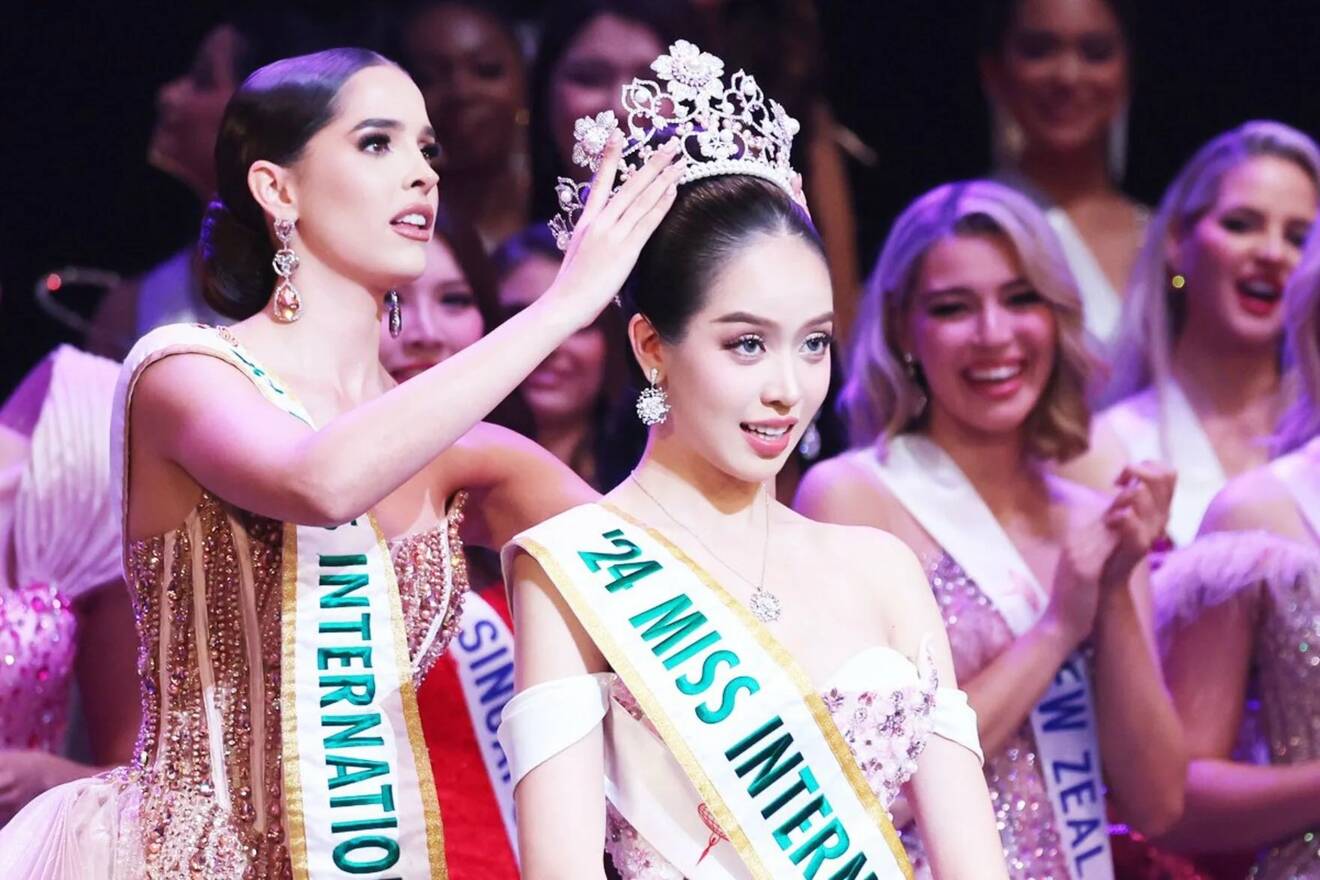 International press reported that Miss Thanh Thuy was crowned Miss International 2024. Photo: Tokyo Sports
