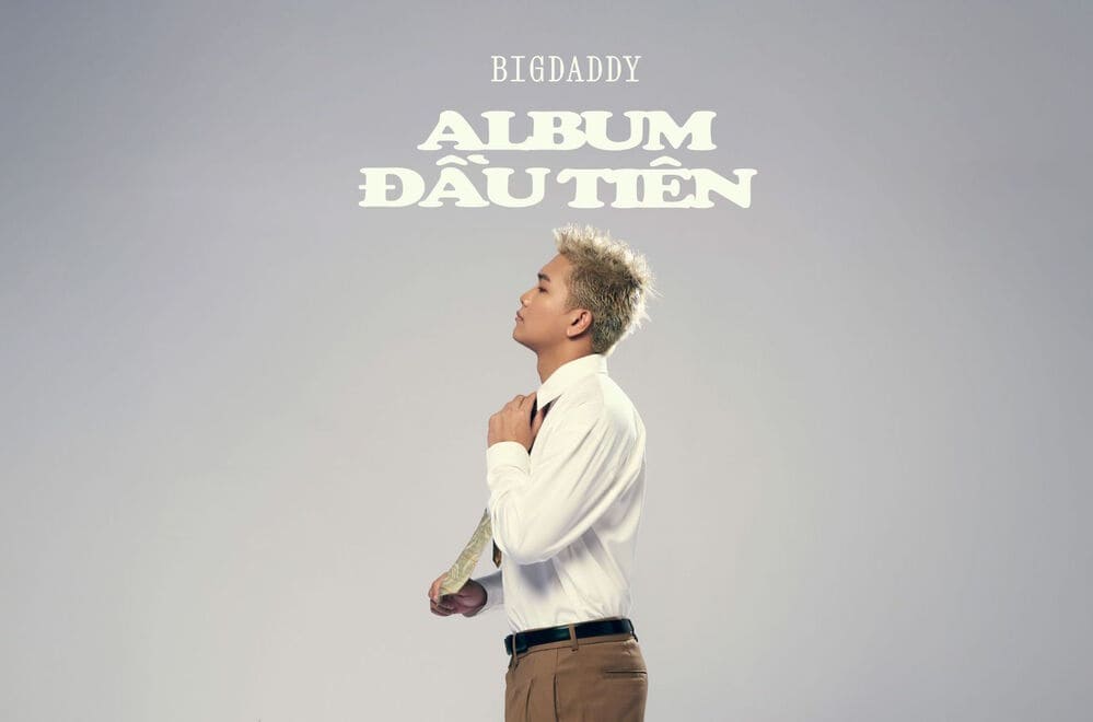 BigDaddy officially introduces his debut album "Nhan Tran". Photo: Character provided