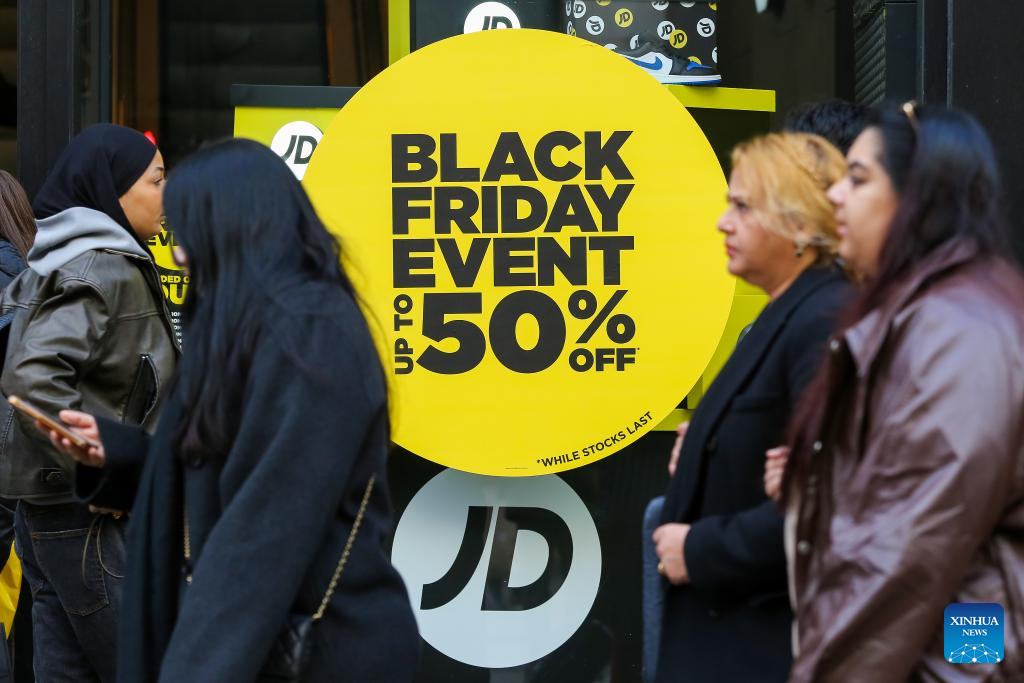 Black Friday nam nay dien ra ngay 29.11. Anh: Xinhua