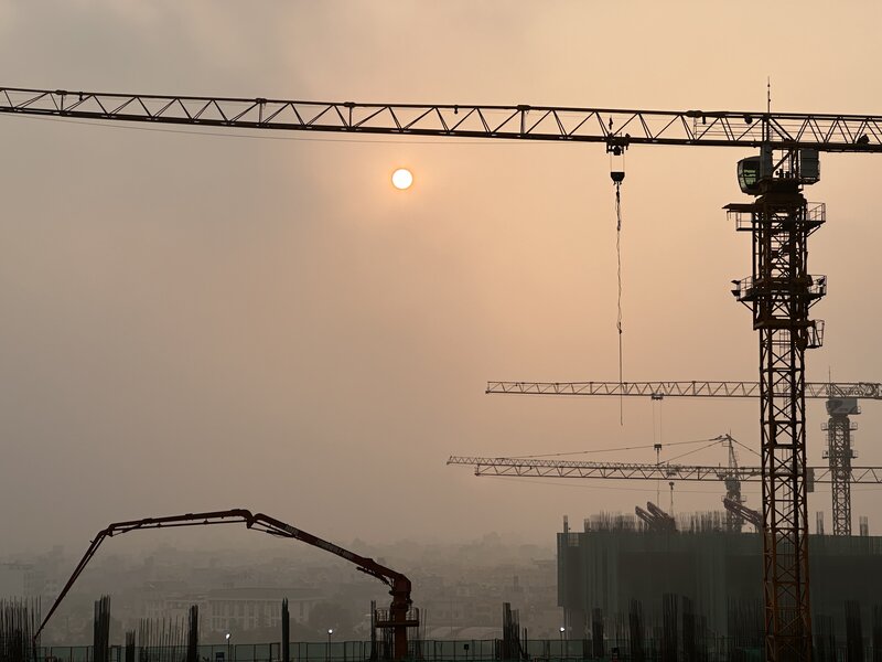 Hanoi has recorded pollution in recent days. Photo: Nguyen Ha