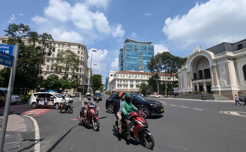 Sunny weather in the South. Photo: Anh Tu