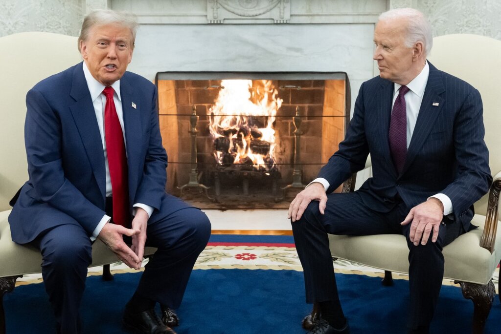 President Joe Biden and President-elect Donald Trump. Photo: AFP