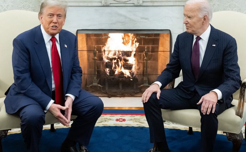 President Joe Biden and President-elect Donald Trump. Photo: AFP