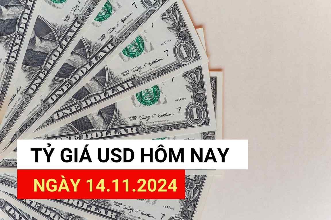 USD exchange rate today 11/14/2024.