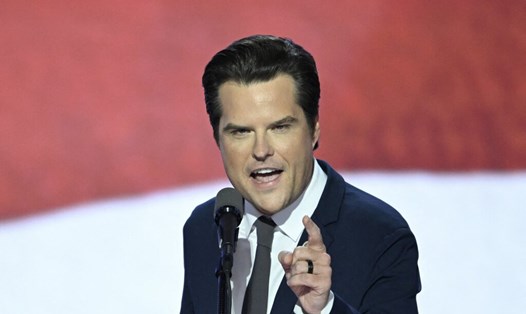 Hạ nghị sĩ Đảng Cộng hòa Matt Gaetz - người được ông Trump chọn làm Bộ trưởng Tư pháp Mỹ. Ảnh: AFP