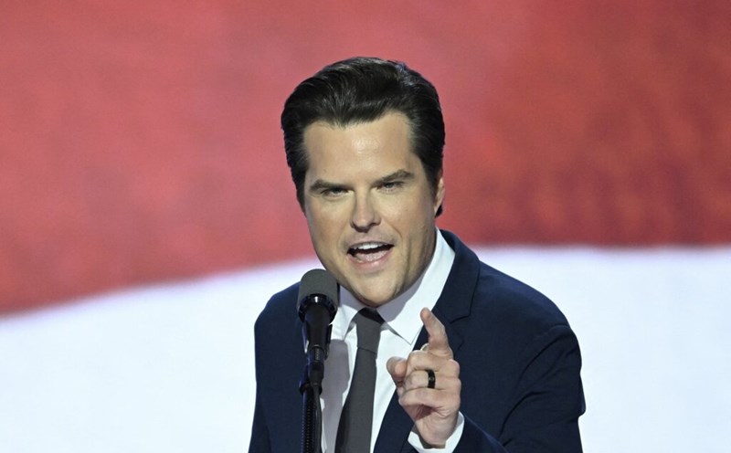 Republican Congressman Matt Gaetz - Mr. Trump's pick to be US Attorney General. Photo: AFP