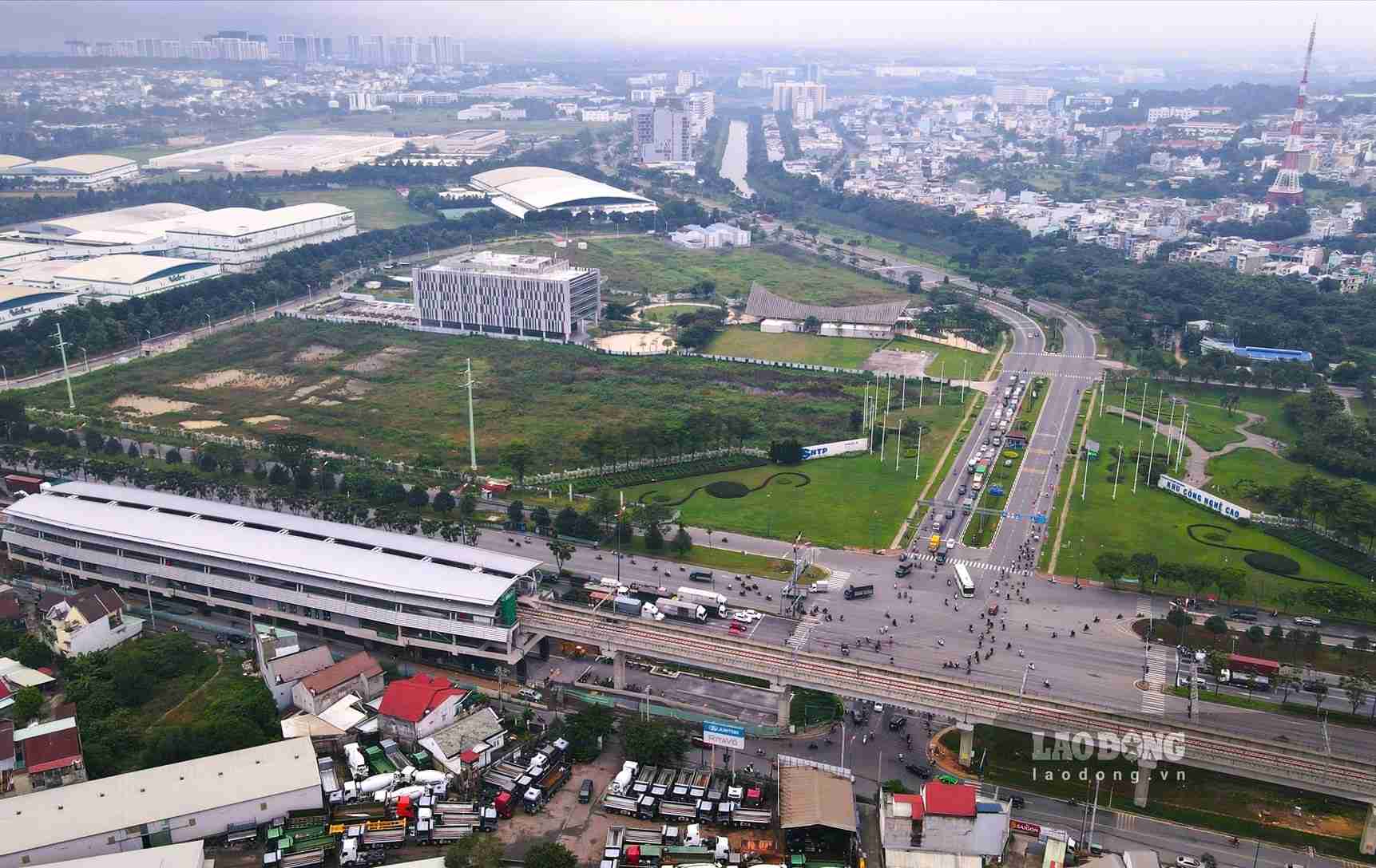 Ho Chi Minh City will pilot drones in the High-Tech Park (Thu Duc City). Photo: Anh Tu