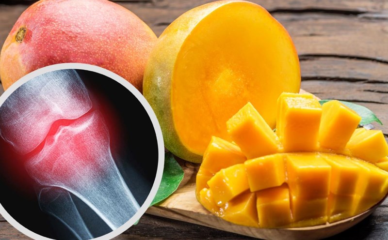 Mangoes contain zeaxanthin which is good for bones and prevents osteoporosis. Graphics: Thanh Thanh