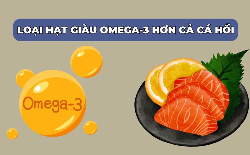 The seeds are richer in omega-3 than salmon