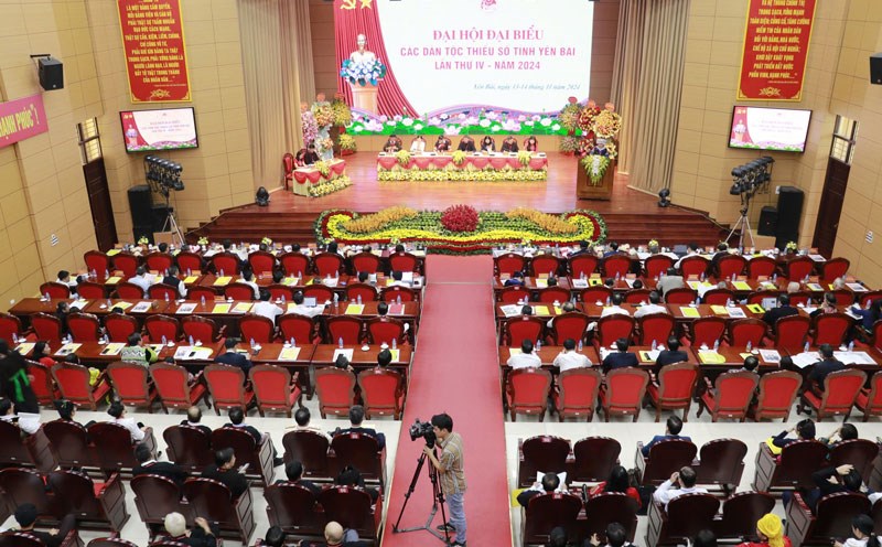 Panorama of the 4th Congress of Ethnic Minorities in Yen Bai Province. Photo: Tran Bui