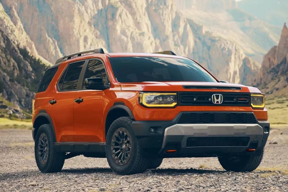 Close-up of the newly launched 2026 Honda Passport. Photo: Honda