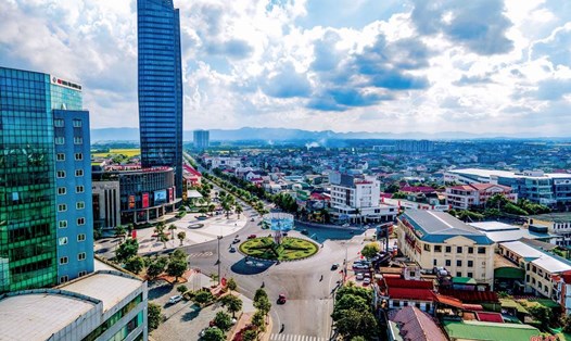 Thành phố Hà Tĩnh sẽ thành lập nhiều phường mới khi thực hiện sắp xếp đơn vị hành chính. Ảnh: Hatinh.gov.vn