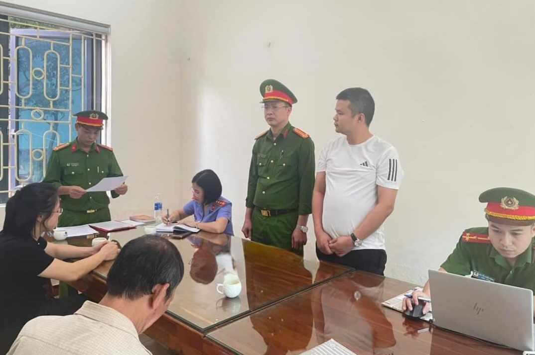 Khởi tố đối tượng mua bán hóa đơn trái phép. Ảnh: Công an Hà Giang