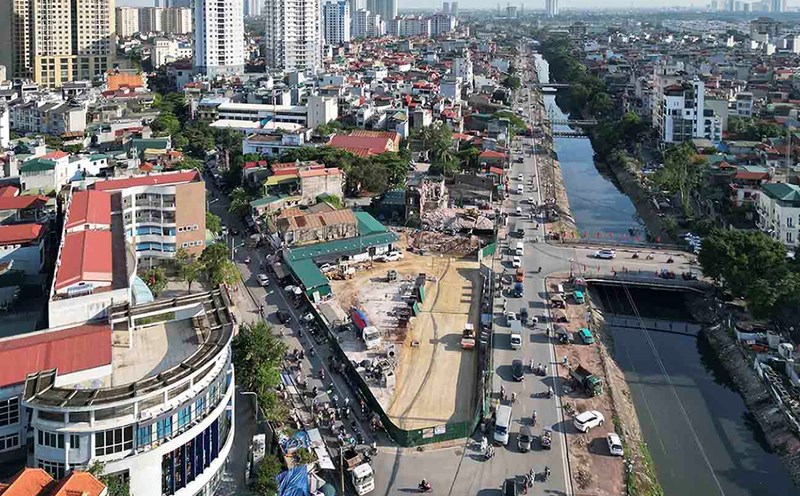 A corner of Hoang Mai district, Hanoi. Photo: Huu Chanh