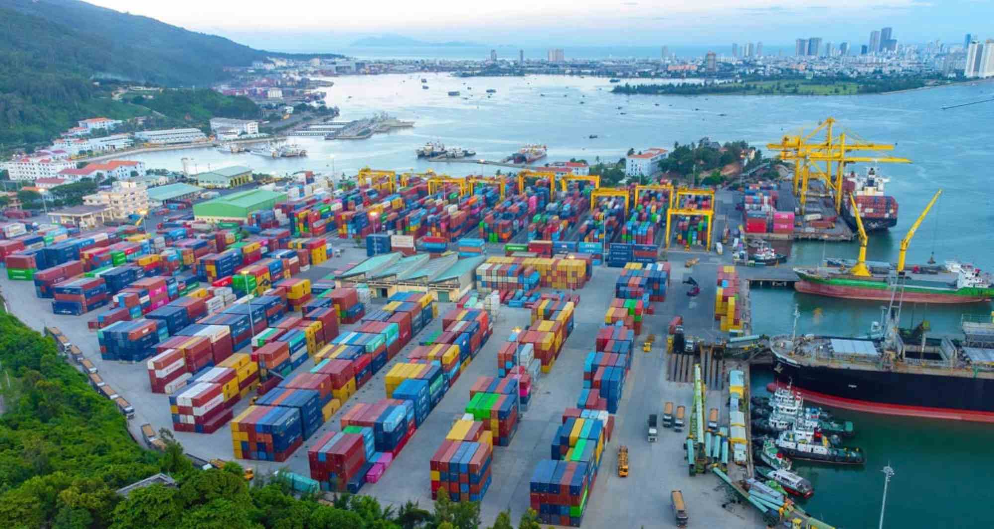 Panorama of Da Nang Port. Photo: Da Nang Port