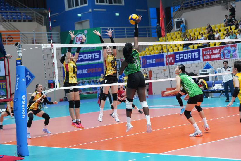 The semi-finals of the 2024 National Volleyball Championship promise to be dramatic. Photo: VFV