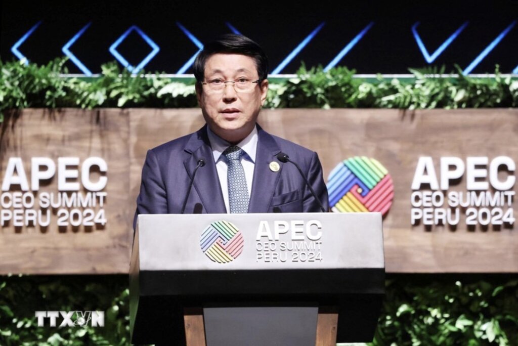 President Luong Cuong is the main guest at the APEC CEO Summit 2024. Photo: VNA