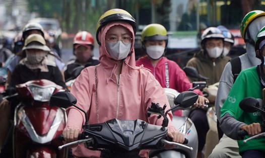 Thời tiết Nam Bộ ngày nắng nóng. Ảnh: Nguyên Chân