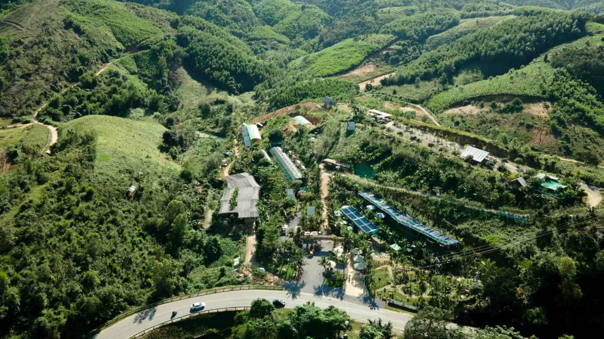 Khanh Vinh is planned to be an ecological urban area in the mountains and forests in the future. Photo: Huu Long
