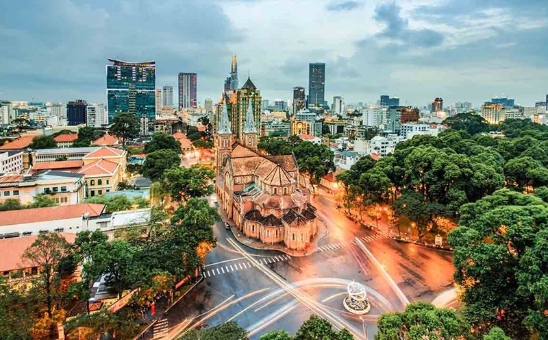 The achievements in nearly 40 years of renovation are the foundation and conditions for Vietnam to enter an era of growth. Photo: A corner of Ho Chi Minh City. Photo: Anh Tu