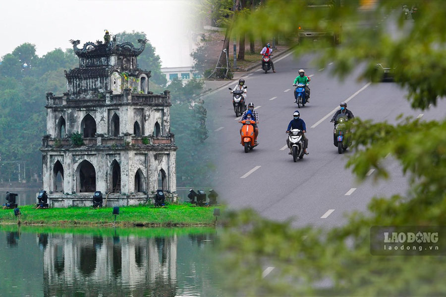 The reason Hoan Kiem was chosen as a pilot to limit polluting vehicles