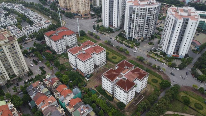 Abandoned resettlement housing project in Hanoi. Photo: Cao Nguyen