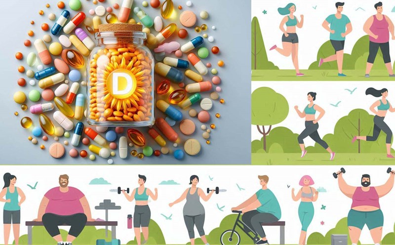 Not all obese people are vitamin D deficient. Photo - AI: Ngoc Thuy