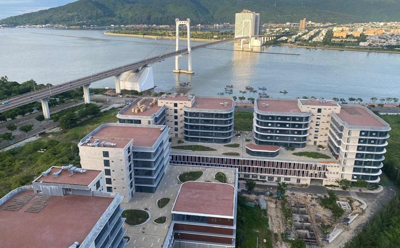 Da Nang Software Park No. 2 project is one of the projects with a fairly high rate of public investment disbursement. Photo: Thanh Hai